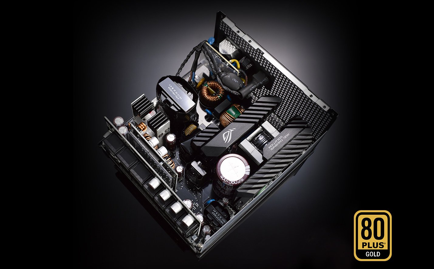 Tụ điện của Nguồn Asus ROG Strix 850W Gold - 850W 80 Plus Gold Full Modular 